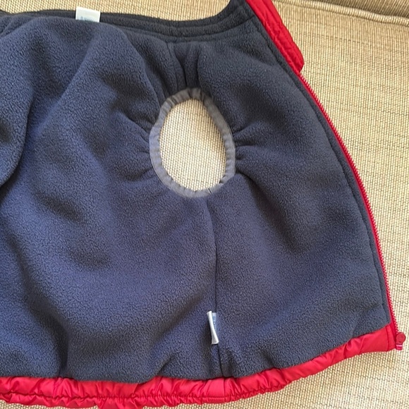 Disney Baby Fleece Lined Zip Up Quilted Vest Mickey Patch Left Chest Flaw - Picture 7 of 11